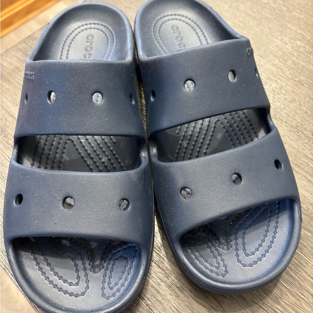 CROCS Dark Blue Slide Sandals
